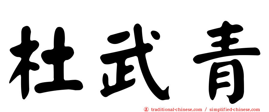 杜武青