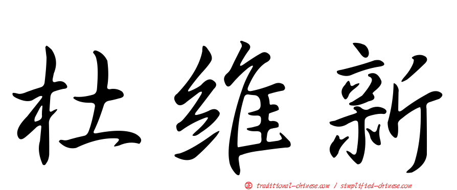 杜維新