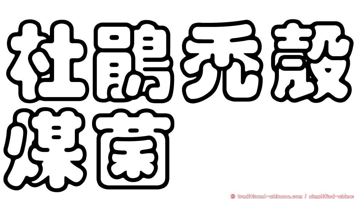 杜鵑禿殼煤菌