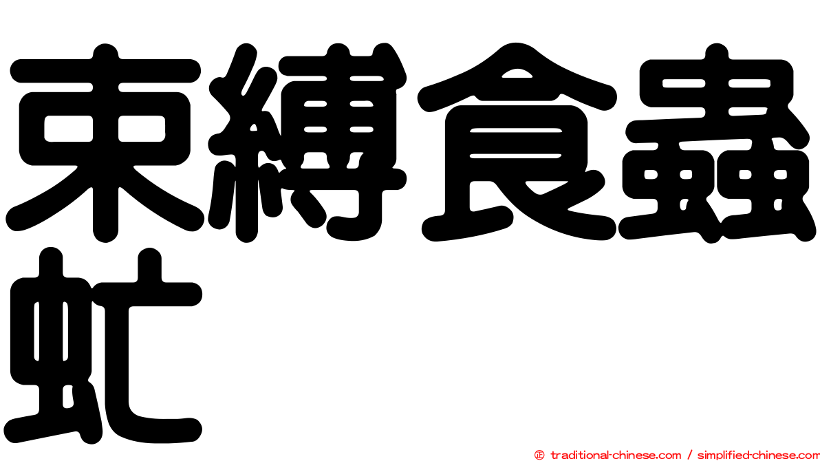 束縛食蟲虻