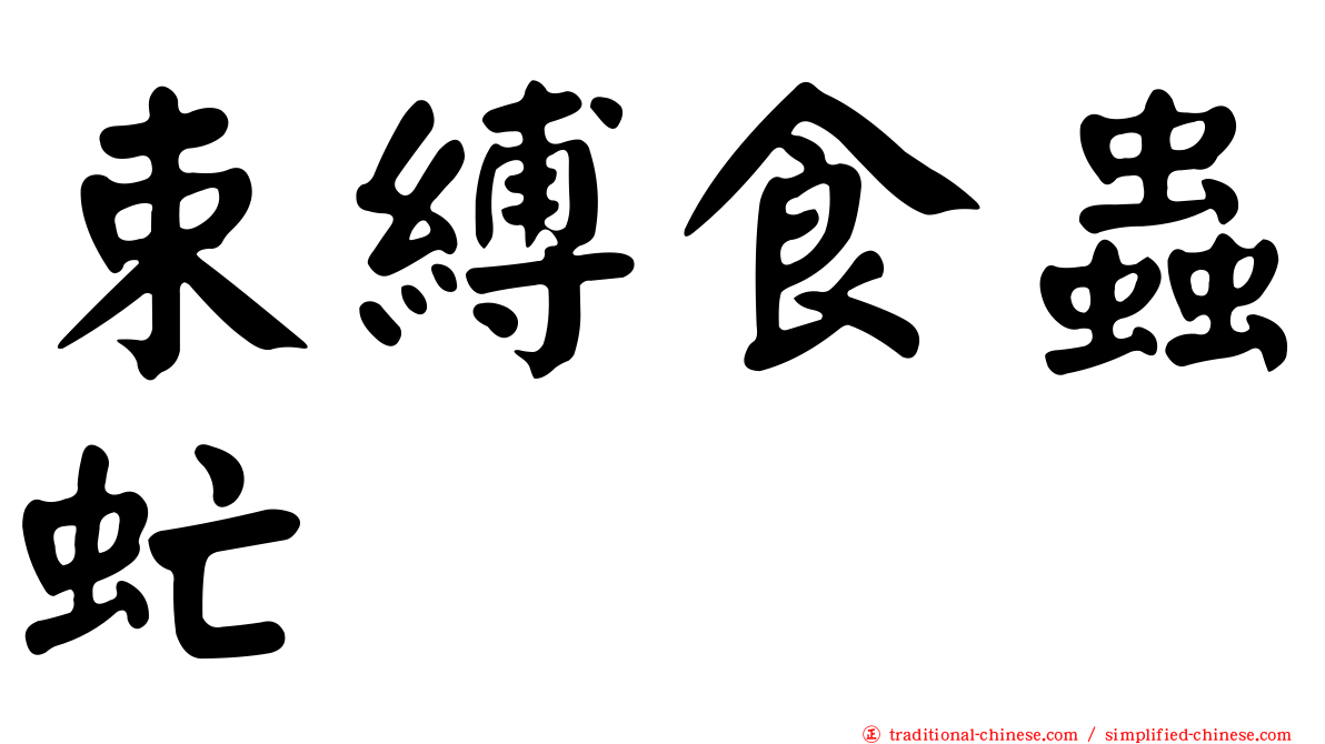 束縛食蟲虻