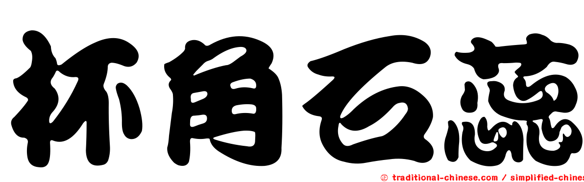 杯角石蕊