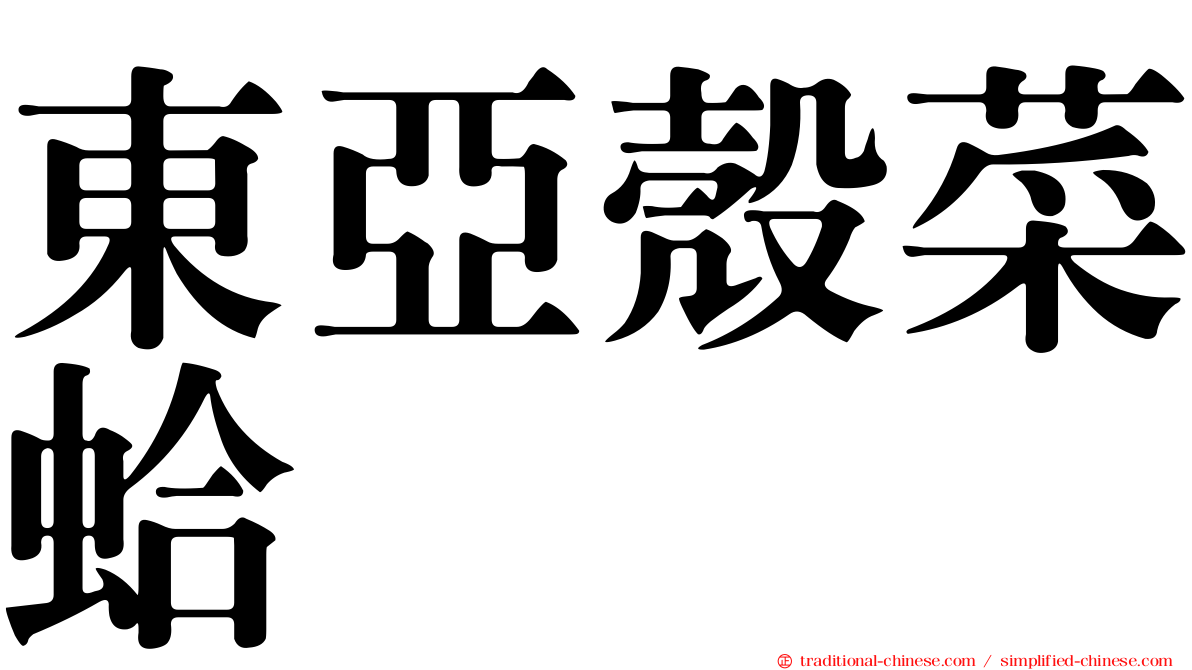 東亞殼菜蛤
