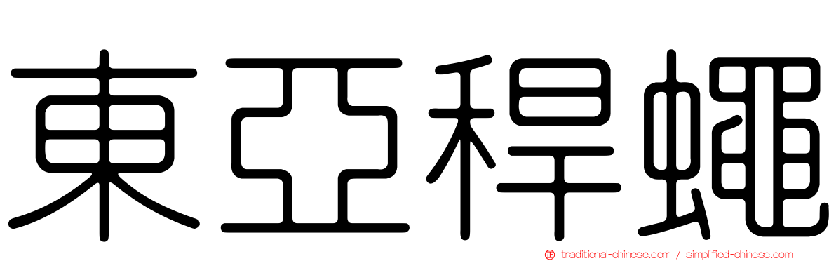 東亞稈蠅