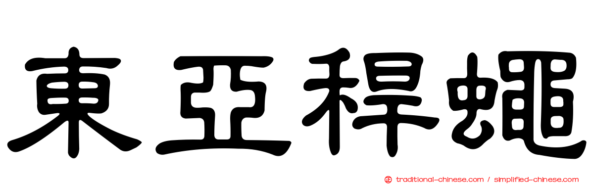 東亞稈蠅