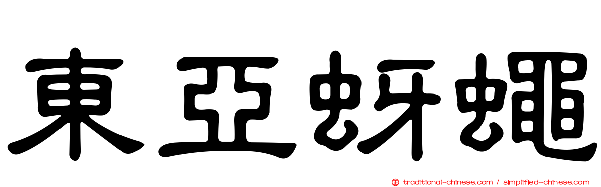 東亞蚜蠅