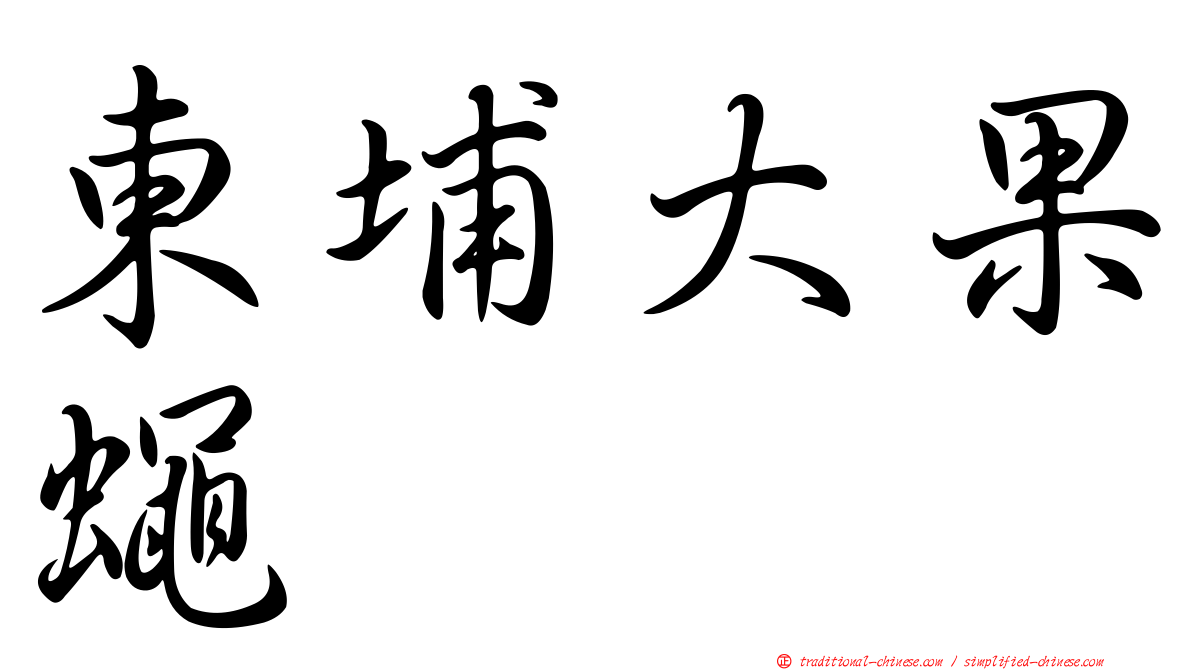 東埔大果蠅