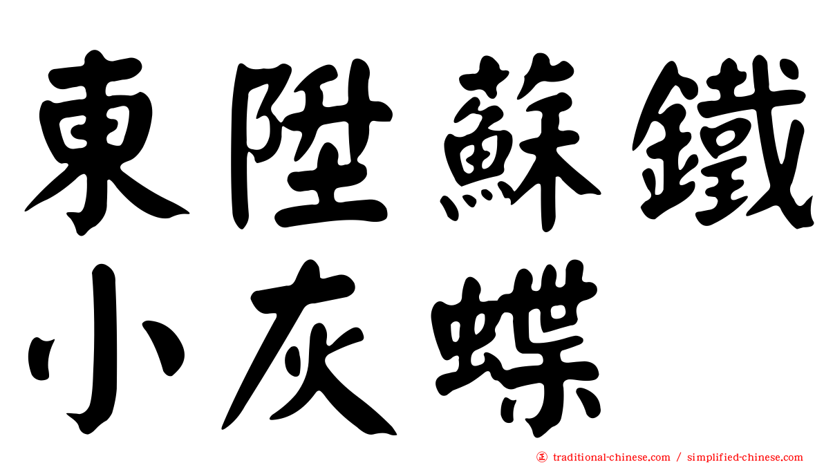 東陞蘇鐵小灰蝶