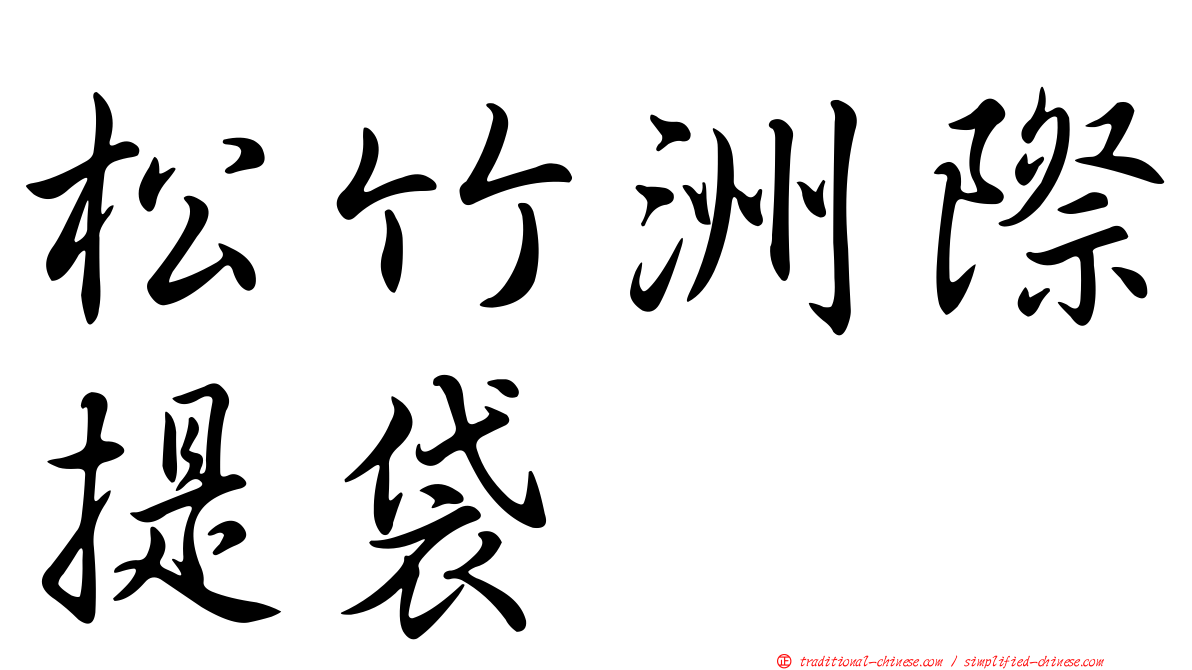 松竹洲際提袋