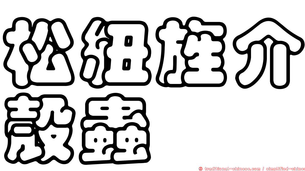 松紐旌介殼蟲