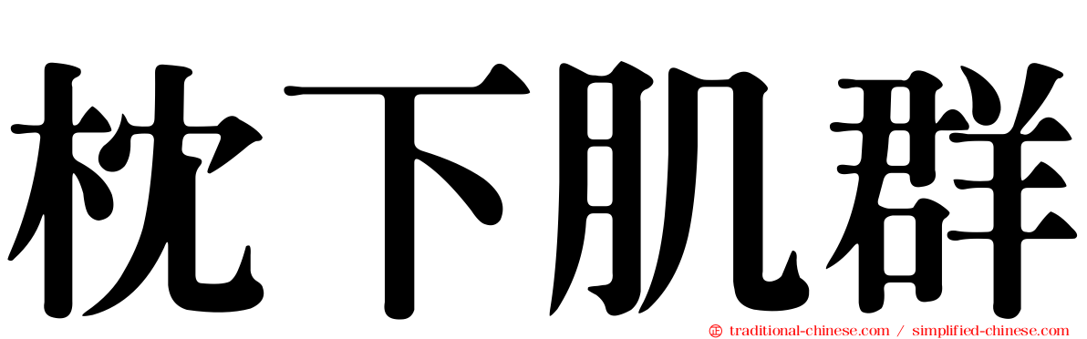 枕下肌群