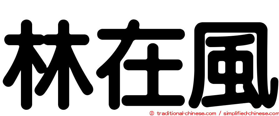 林在風