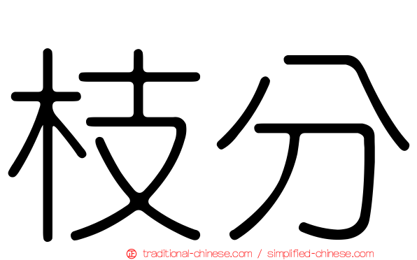 枝分