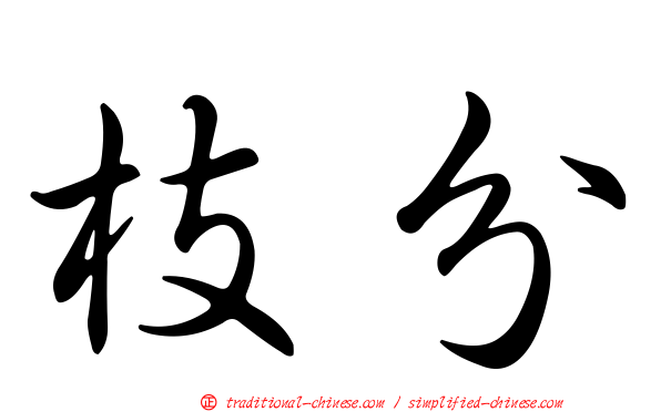 枝分
