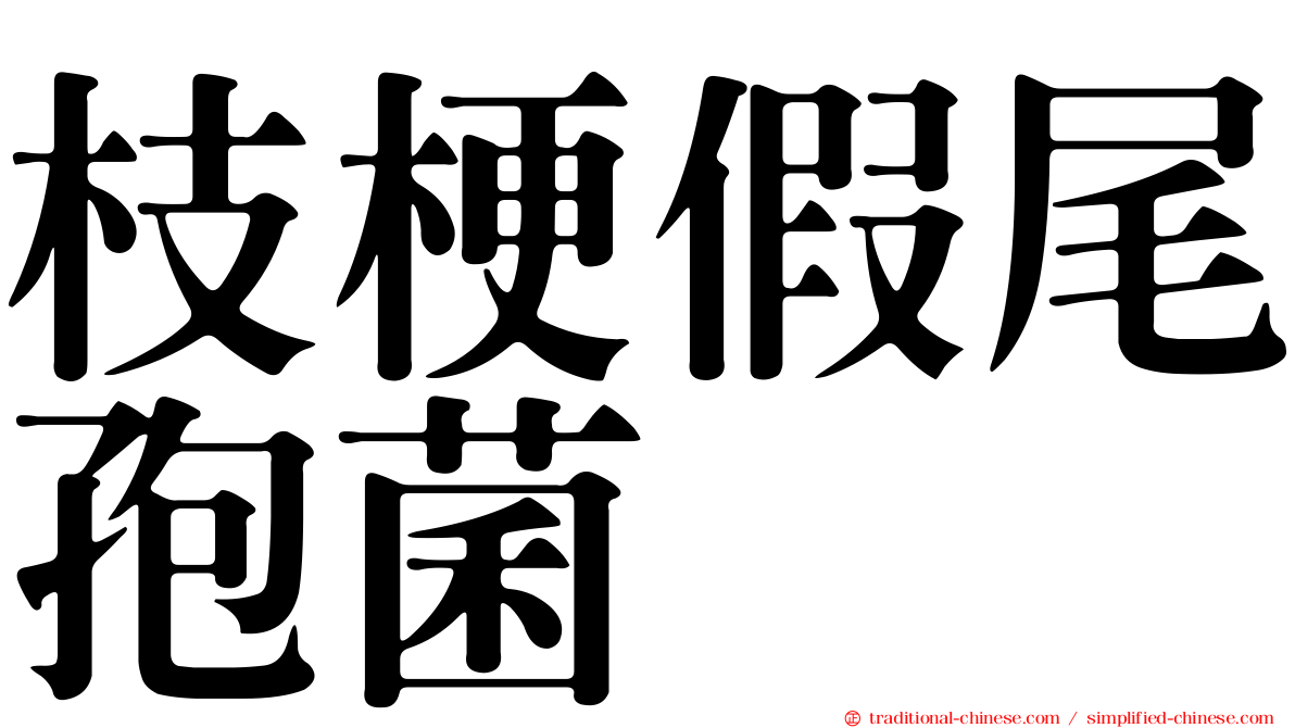 枝梗假尾孢菌