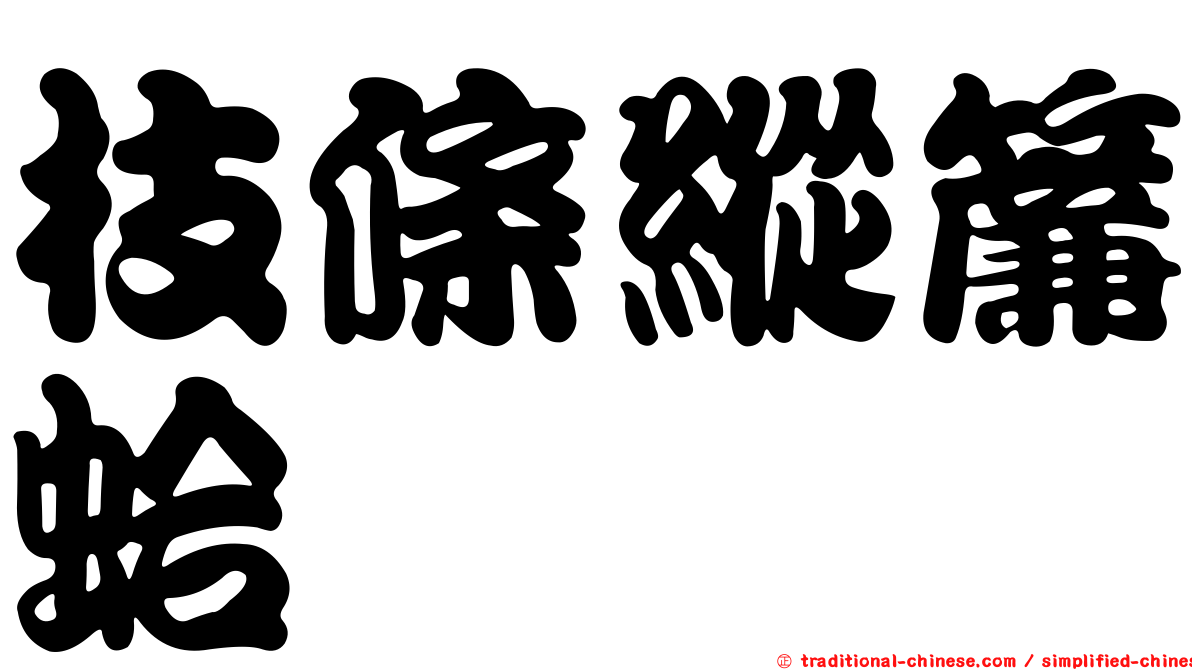 枝條縱簾蛤