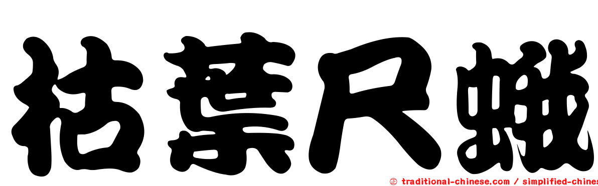枯葉尺蛾