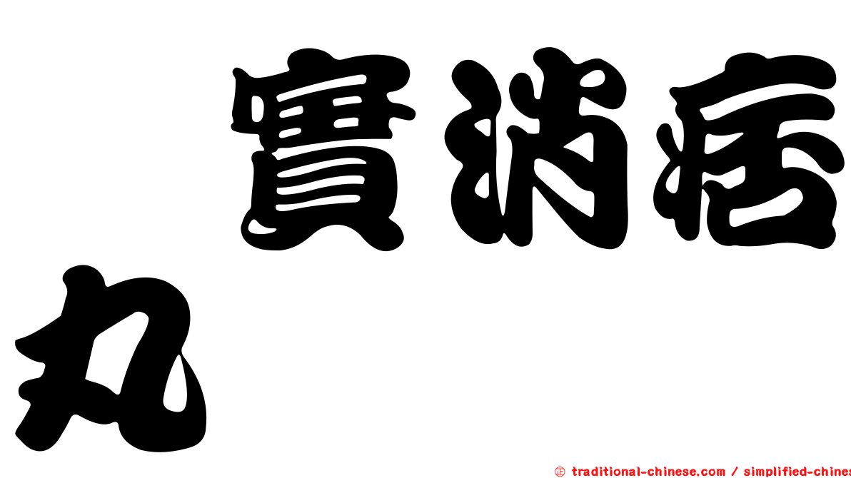枳實消痞丸