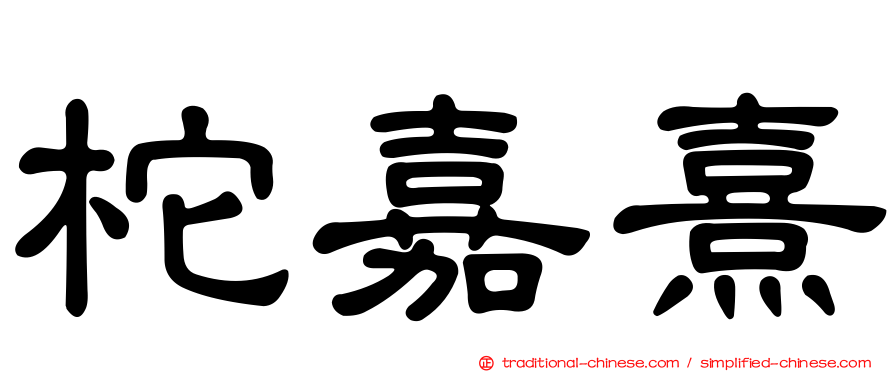 柁嘉熹