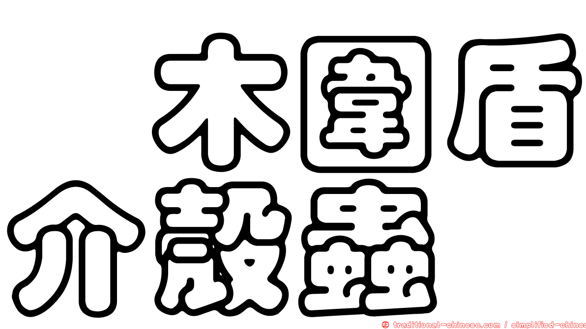 柃木圍盾介殼蟲