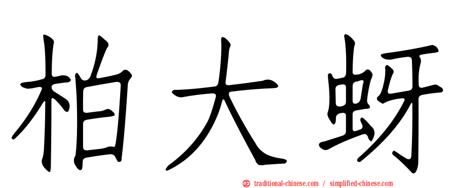 柏大蚜