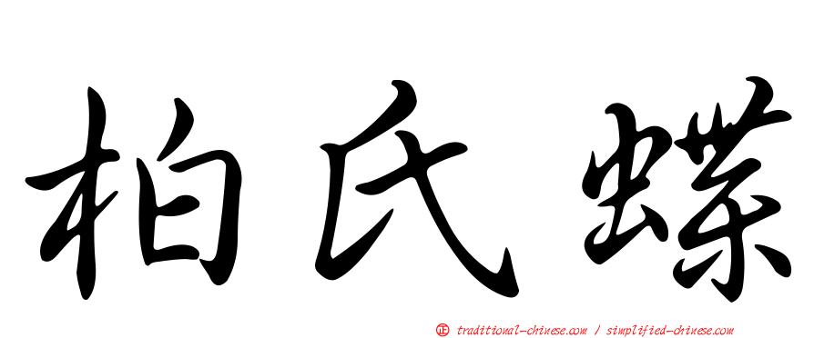 柏氏蝶