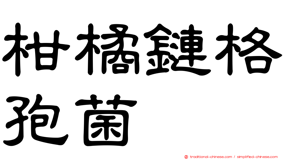 柑橘鏈格孢菌