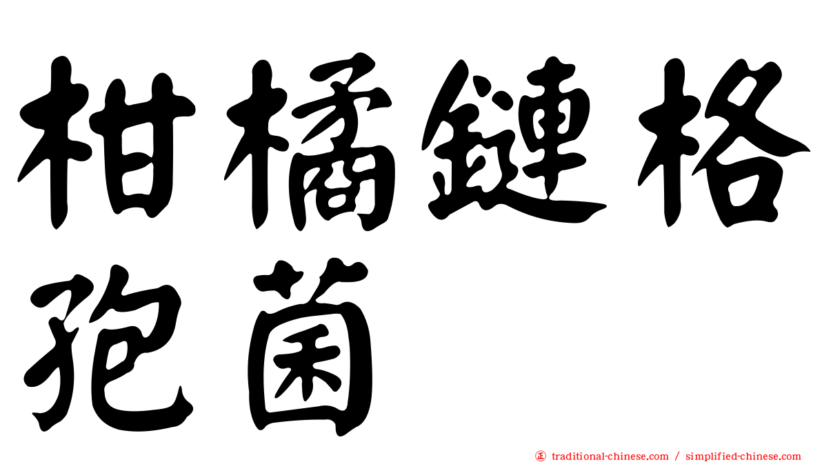 柑橘鏈格孢菌
