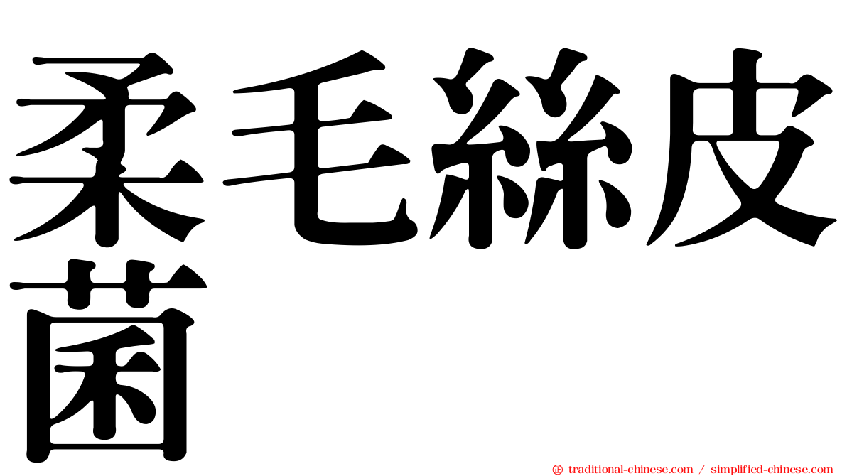 柔毛絲皮菌