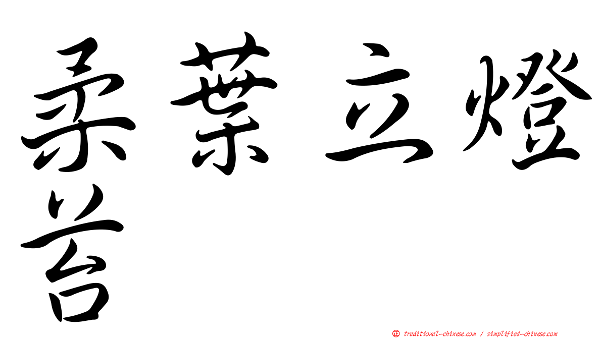 柔葉立燈苔