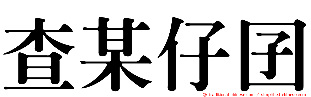 查某仔囝
