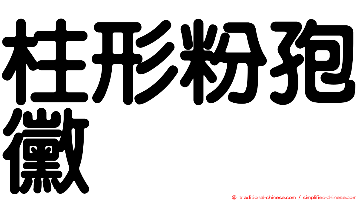柱形粉孢黴