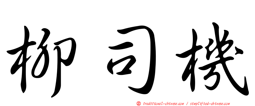 柳司機