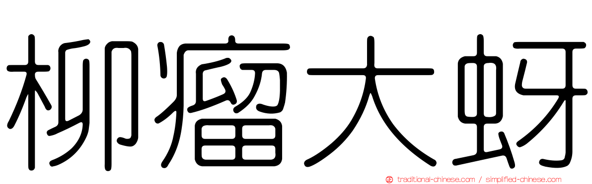 柳瘤大蚜