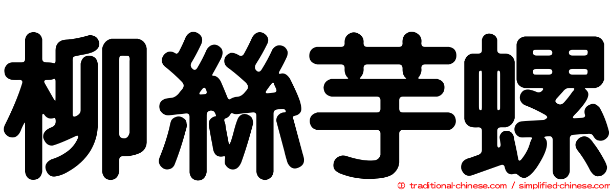 柳絲芋螺