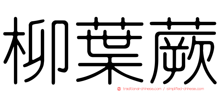柳葉蕨