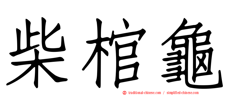 柴棺龜