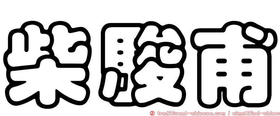 柴駿甫