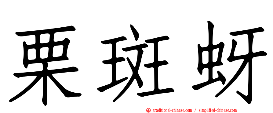 栗斑蚜