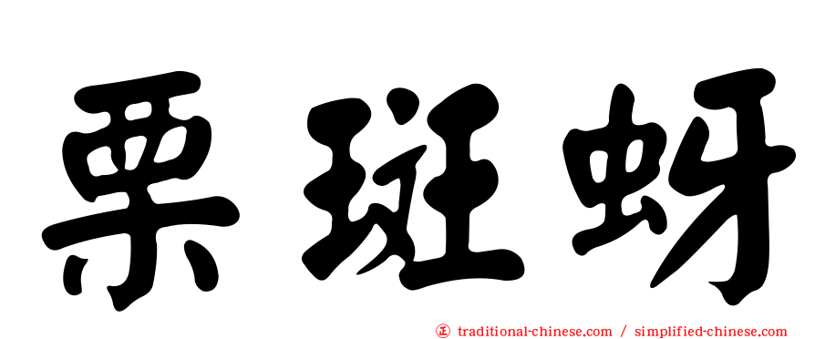 栗斑蚜