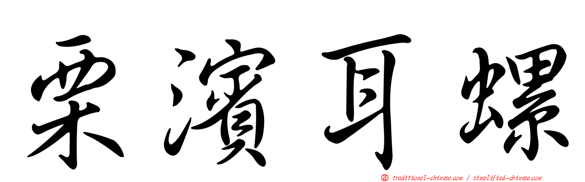 栗濱耳螺