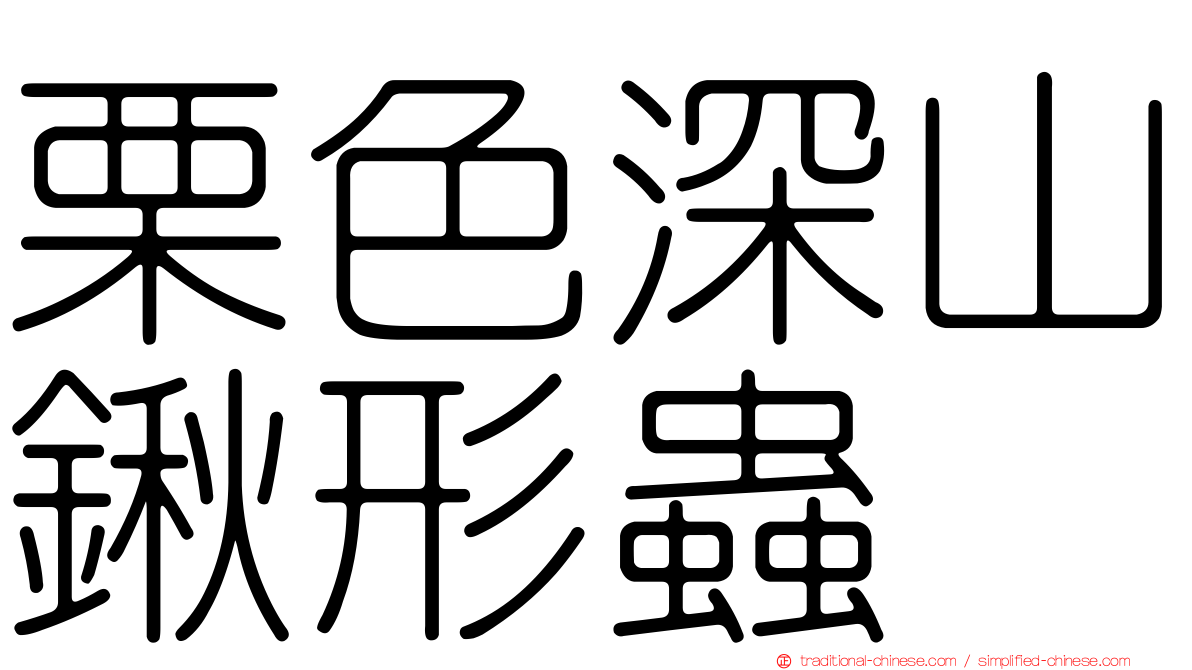 栗色深山鍬形蟲