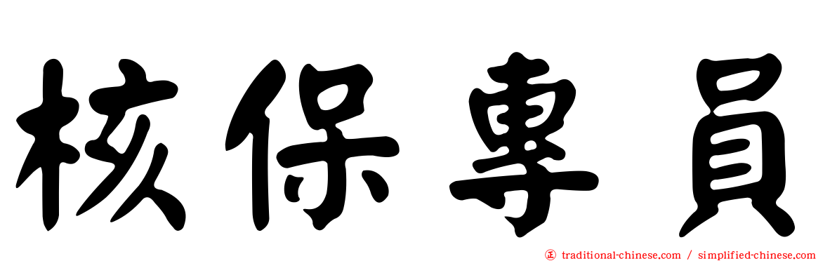 核保專員