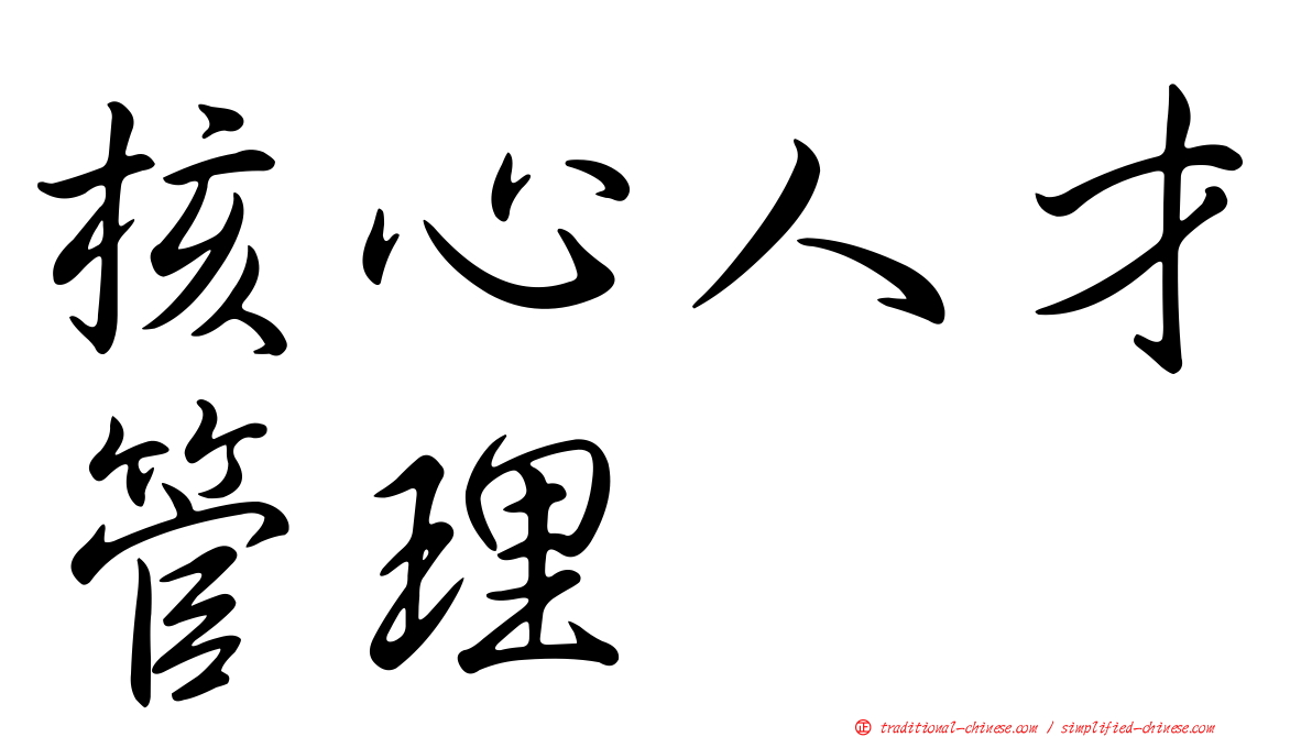 核心人才管理
