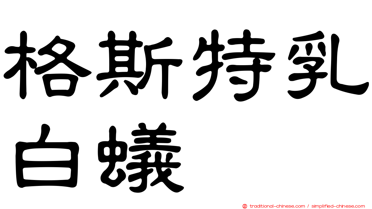 格斯特乳白蟻