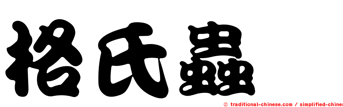 格氏蟲鰈