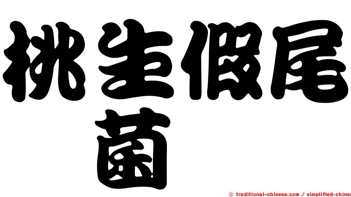 桃生假尾孢菌