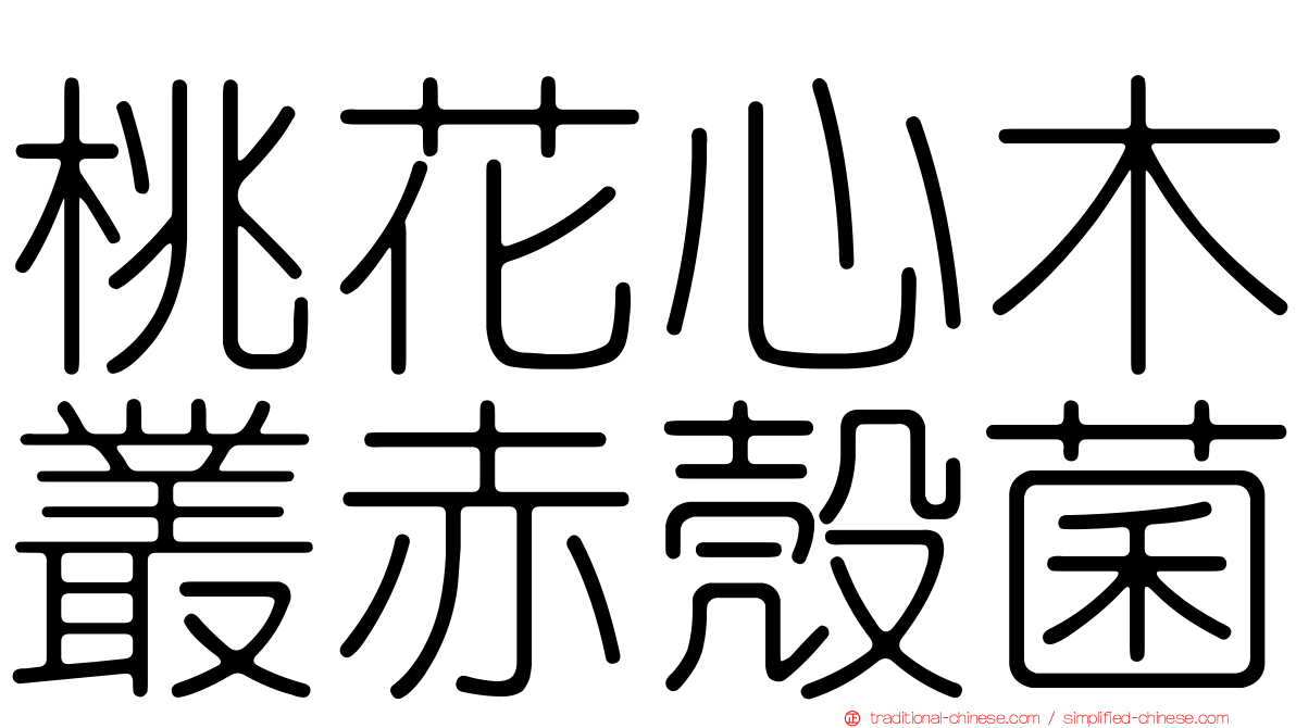 桃花心木叢赤殼菌