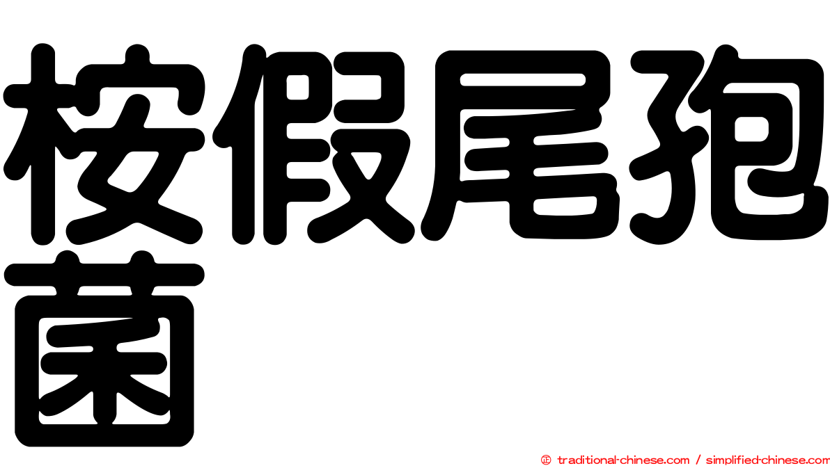 桉假尾孢菌