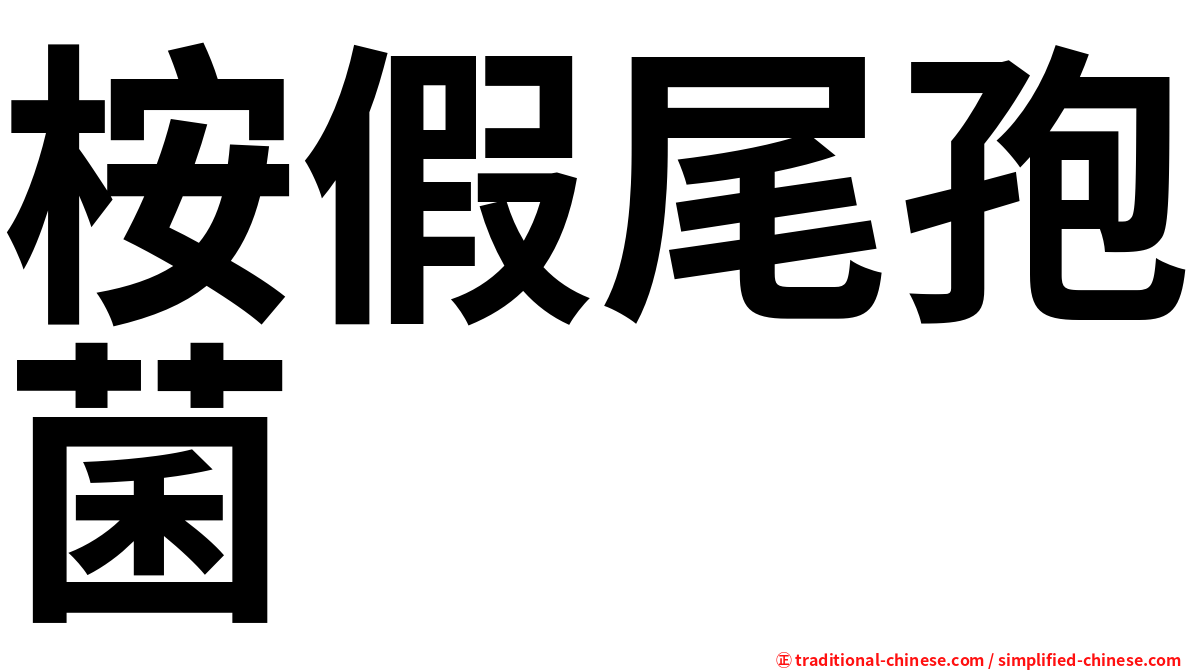 桉假尾孢菌